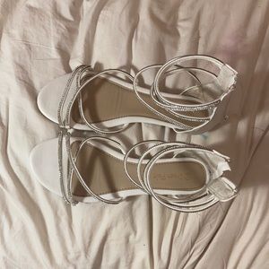 Dream Paris - White Sandals